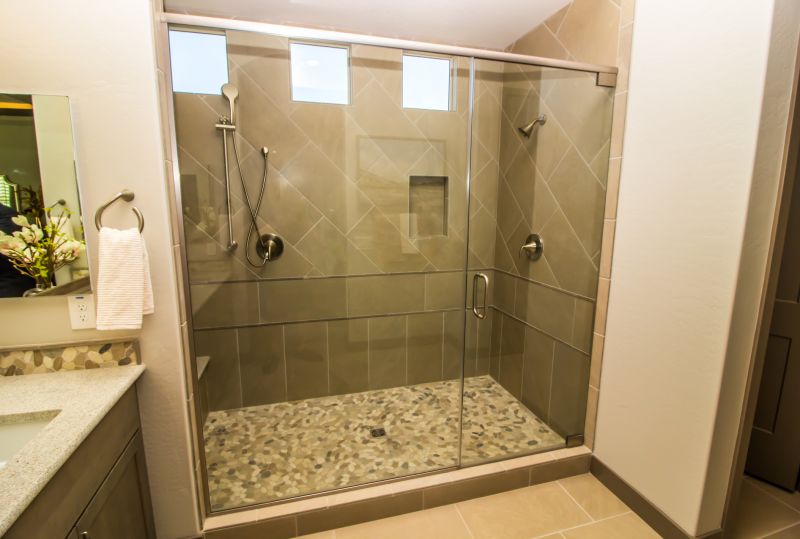 Efficient Alcove Shower